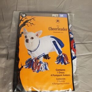 Pet Cheerleader Halloween Holiday Costume Dog/Cat/Farm Animal XLarge NWT